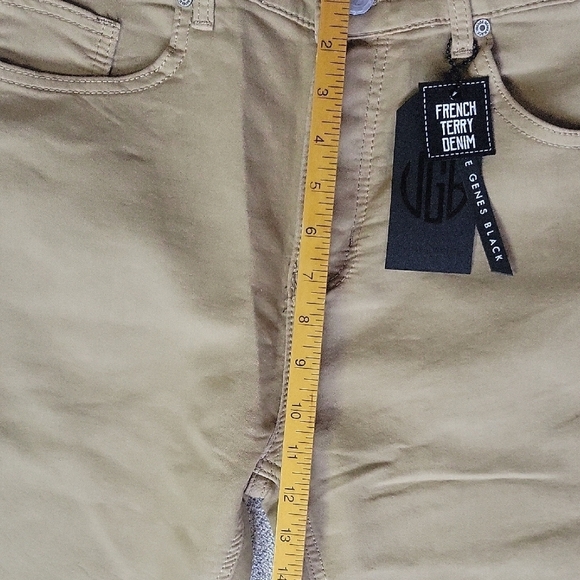 Vintage Genes Men's Slim Fit Tan Jeans Size 34W x 32L - Picture 4 of 9
